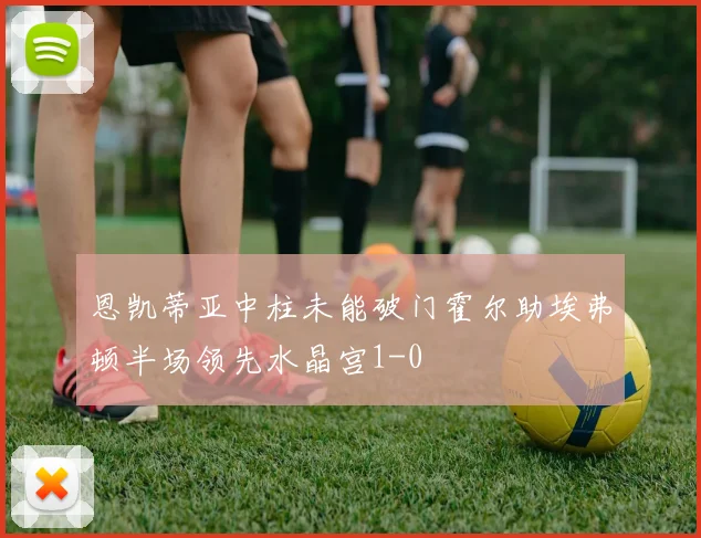 恩凯蒂亚中柱未能破门霍尔助埃弗顿半场领先水晶宫1-0